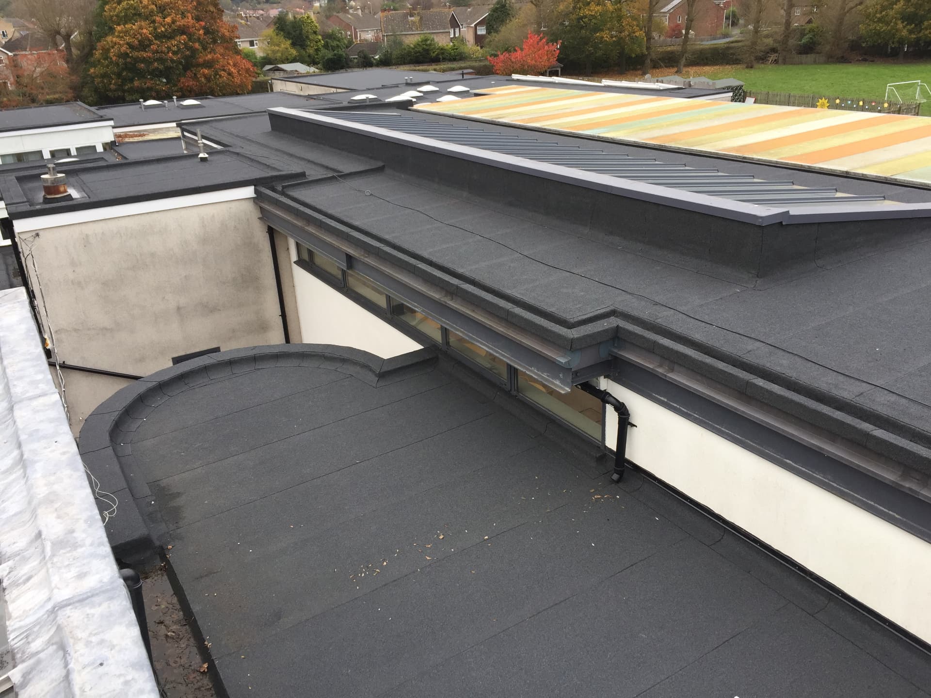 Yeo Moor School Flat Roof Refurbishment, Clevedon